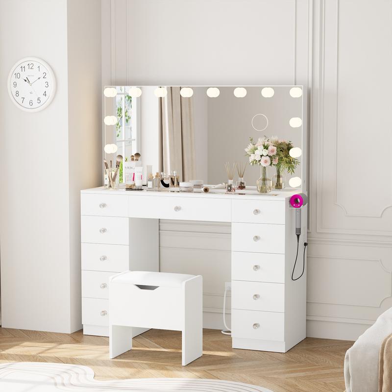 Hollywood-Style Vanity Table