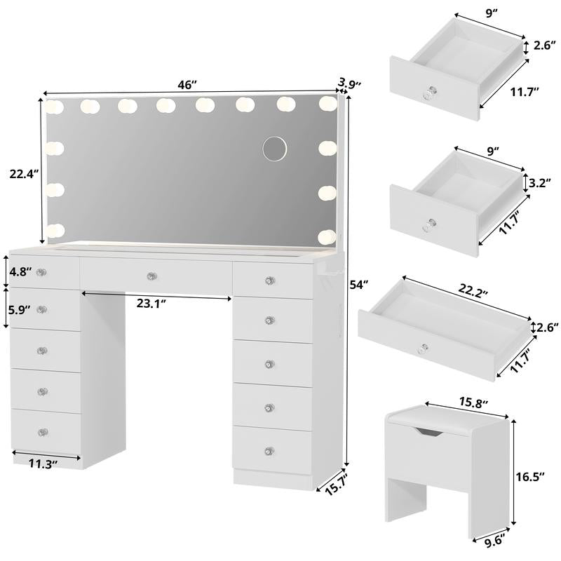 Hollywood-Style Vanity Table