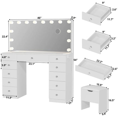 Hollywood-Style Vanity Table