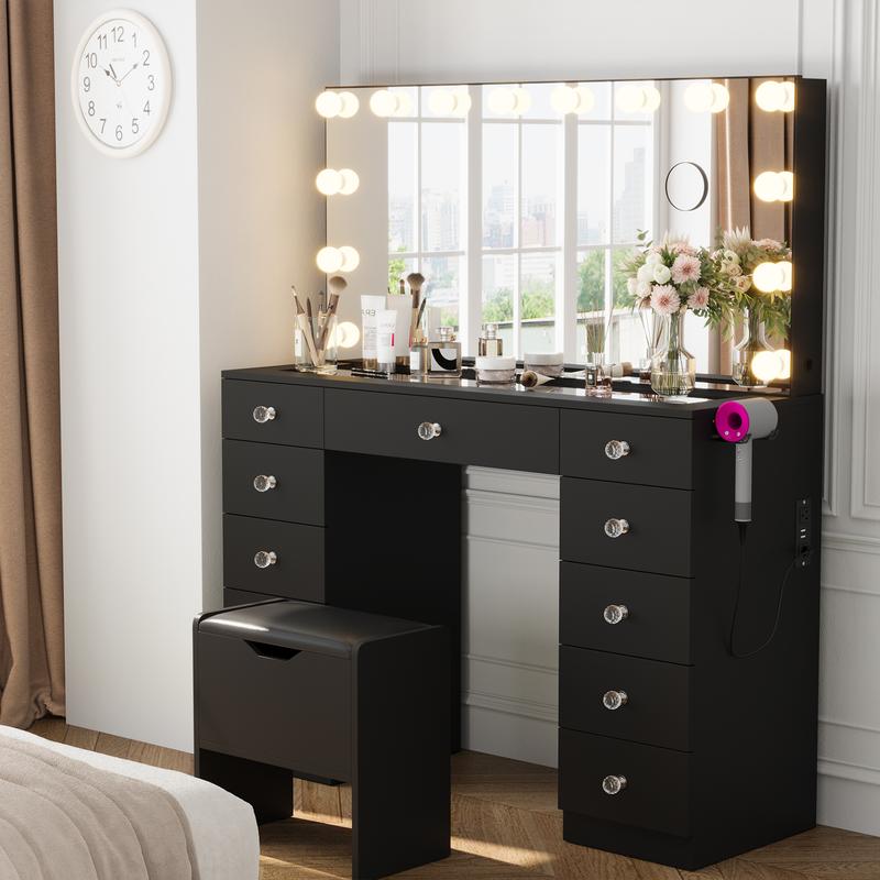 Hollywood-Style Vanity Table