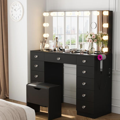 Hollywood-Style Vanity Table